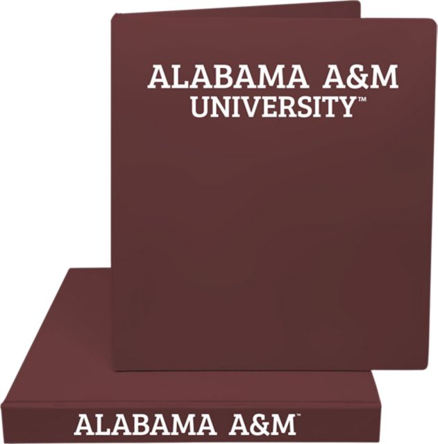 Alabama A&M University 1'' Vinyl Binder