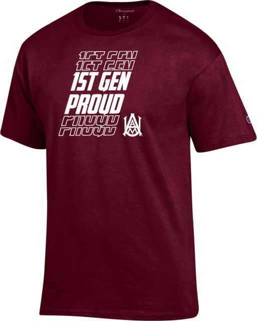 Alabama AandM Champion T Shirt 1st Gen Proud - ONLINE ONLY