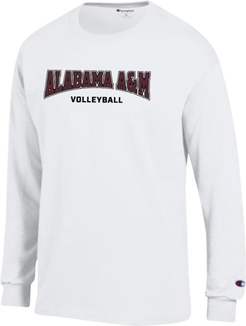 Alabama AandM Champion Long Sleeve T Shirt Volleyball AAMU - ONLINE ONLY